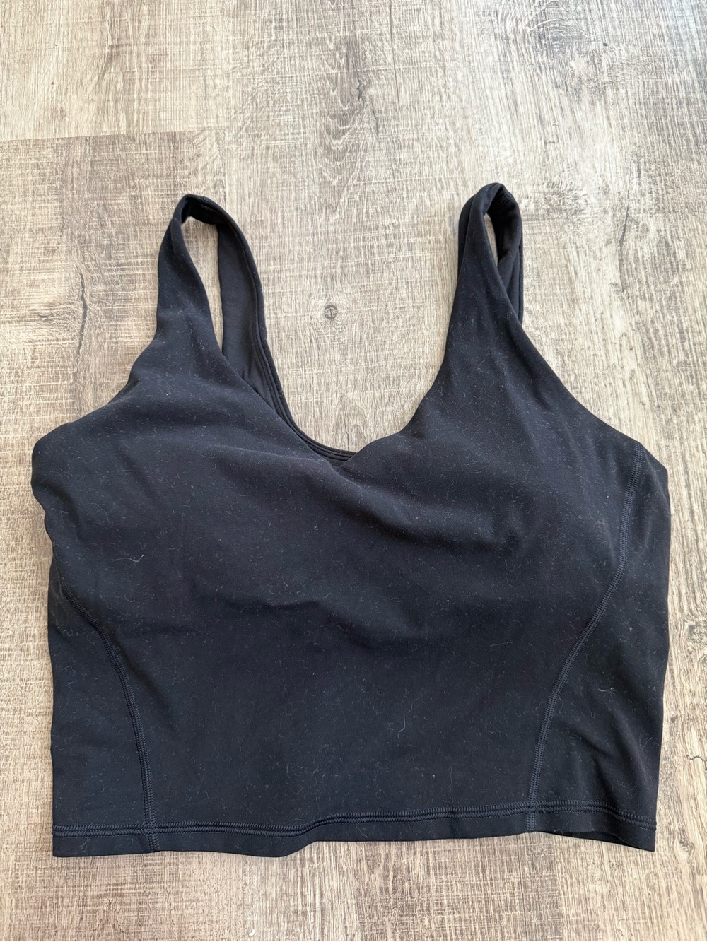 Aritzia Golden Black Cropped Tank L